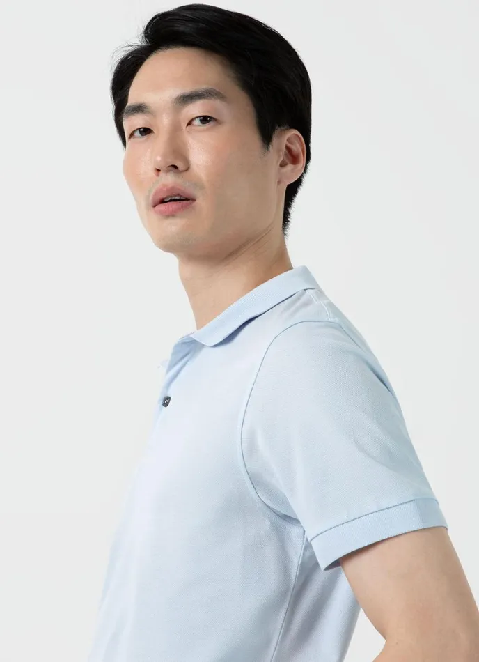 SUNSPEL Polo Shirts Piqu Polo Shirt Light Blue 8211 Men