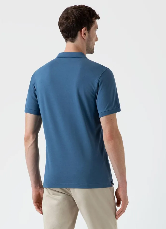 SUNSPEL Polo Shirts Piqu Polo Shirt Steel Blue 8211 Men