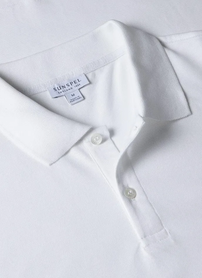 SUNSPEL Polo Shirts Piqu Polo Shirt White 8211 Men
