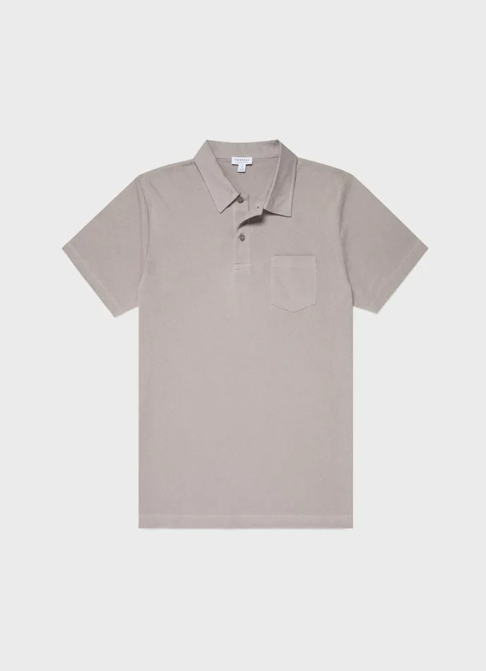 SUNSPEL Polo Shirts Riviera Polo Shirt Mid Grey 8211 Men