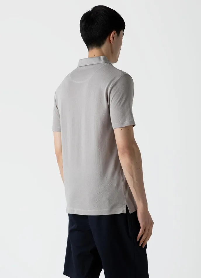 SUNSPEL Polo Shirts Riviera Polo Shirt Mid Grey 8211 Men