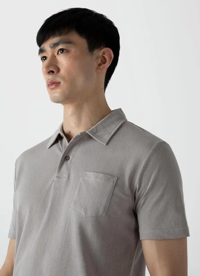 SUNSPEL Polo Shirts Riviera Polo Shirt Mid Grey 8211 Men