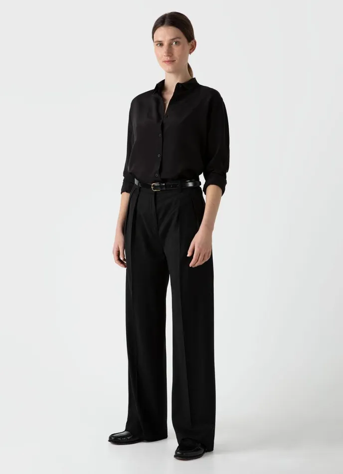 SUNSPEL Shirts and Blouses Silk Shirt Black 8211 Women