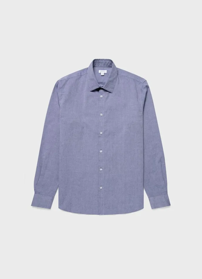 SUNSPEL Shirts Oxford Shirt Dark Blue 8211 Men