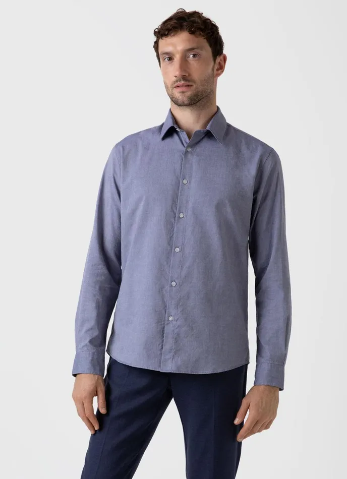 SUNSPEL Shirts Oxford Shirt Dark Blue 8211 Men