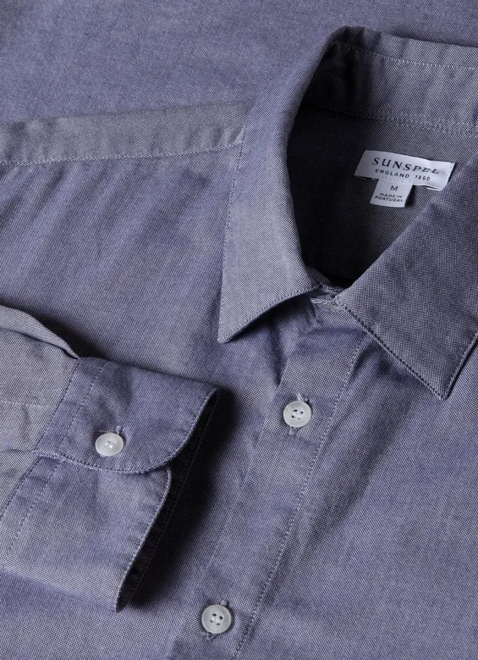 SUNSPEL Shirts Oxford Shirt Dark Blue 8211 Men
