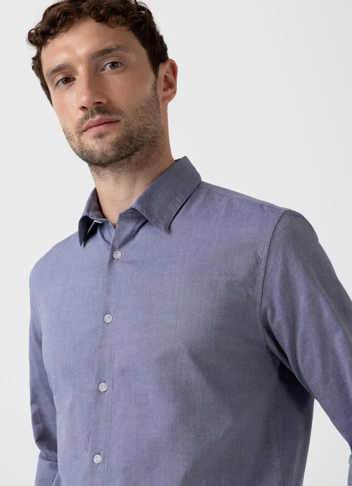 SUNSPEL Shirts Oxford Shirt Dark Blue 8211 Men