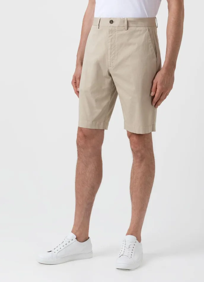 SUNSPEL Shorts Stretch Cotton Twill Chino Shorts Light Stone 8211 Men