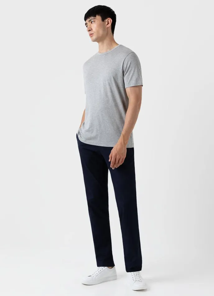 SUNSPEL Tshirts Classic Tshirt Grey Melange 8211 Men