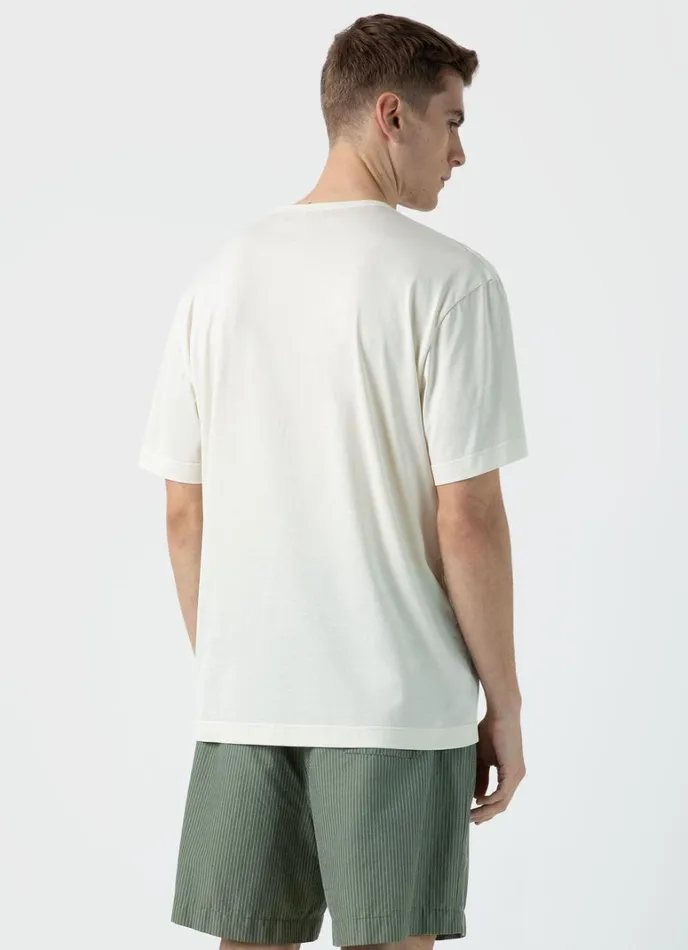 SUNSPEL Tshirts X Nigel Cabourn Tshirt Stone White 8211 Men