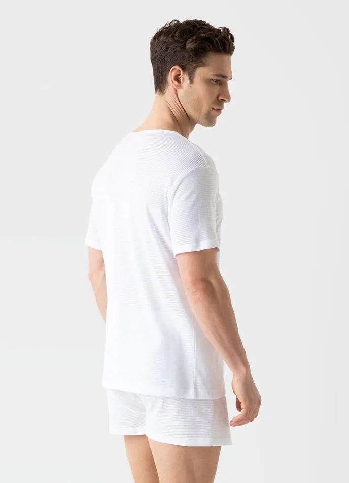 SUNSPEL Underwear Tops Cellular Cotton Underwear Tshirt 8211 Men