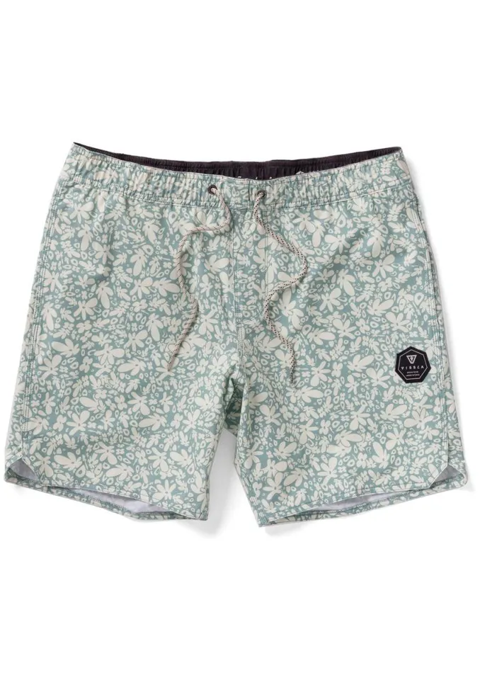 Superbloom 165quot Ecolastic Sea Green Men Vissla Boardshorts