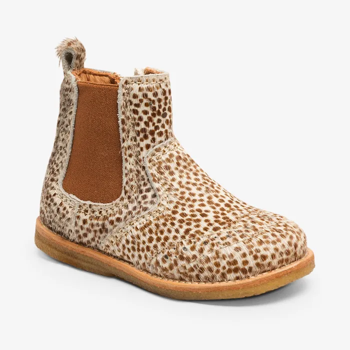 sus bambi fur Brown KIDS Boots bisgaardshoes