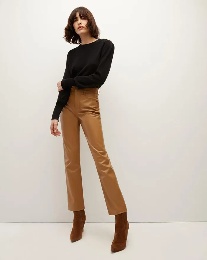 Sweaters Shop Veronica Beard Nelia Cashmere Pullover Button Accent Black