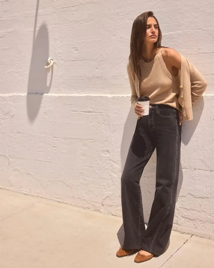 Sweaters Shop Veronica Beard Solene Cashmere Cardigan Beige