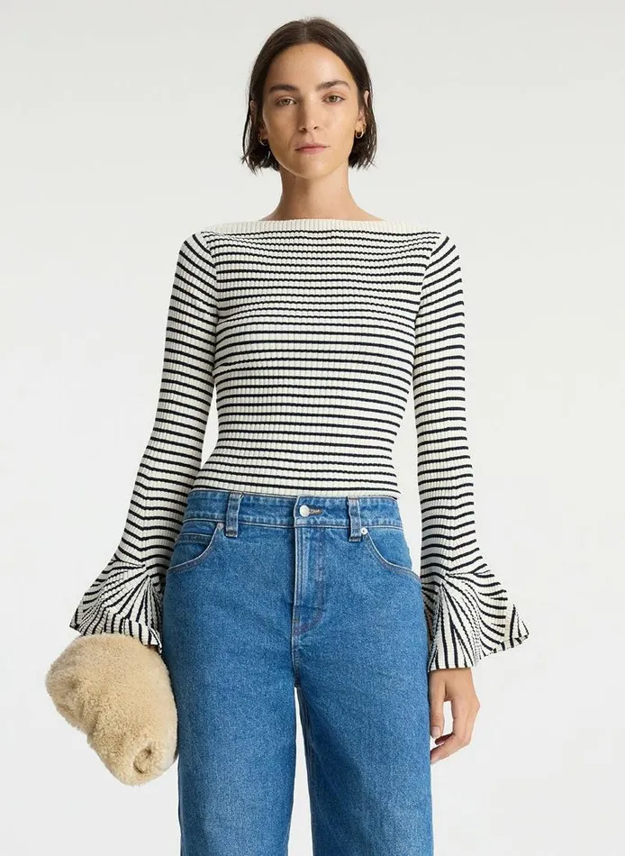 Sweaters Women ALC Aster Knit Top Anticodark Sapphire