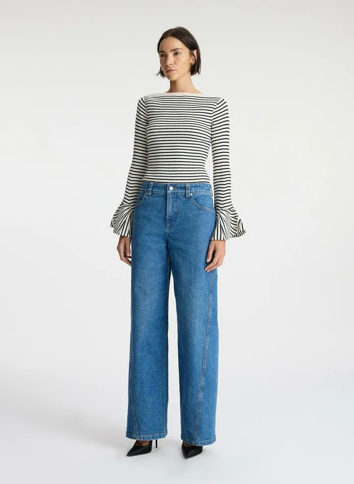 Sweaters Women ALC Aster Knit Top Anticodark Sapphire Sweaters Women ALC Aster Knit Top Anticodark Sapphire