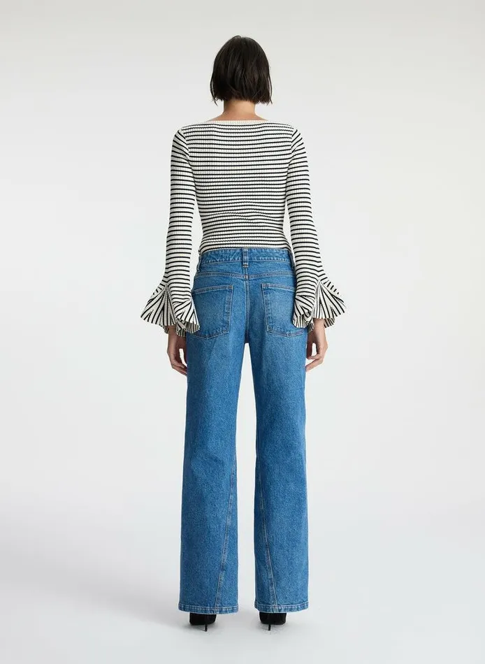 Sweaters Women ALC Aster Knit Top Anticodark Sapphire Sweaters Women ALC Aster Knit Top Anticodark Sapphire
