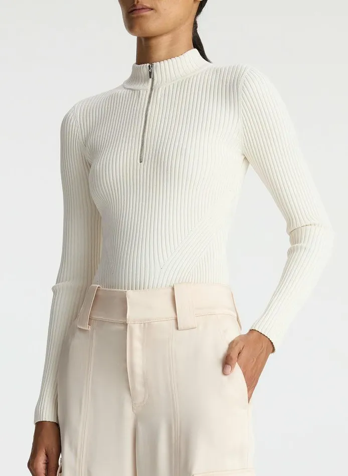 Sweaters Women ALC Noa Knit Top Almond Cream Sweaters Women ALC Noa Knit Top Almond Cream
