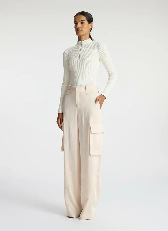 Sweaters Women ALC Noa Knit Top Almond Cream Sweaters Women ALC Noa Knit Top Almond Cream