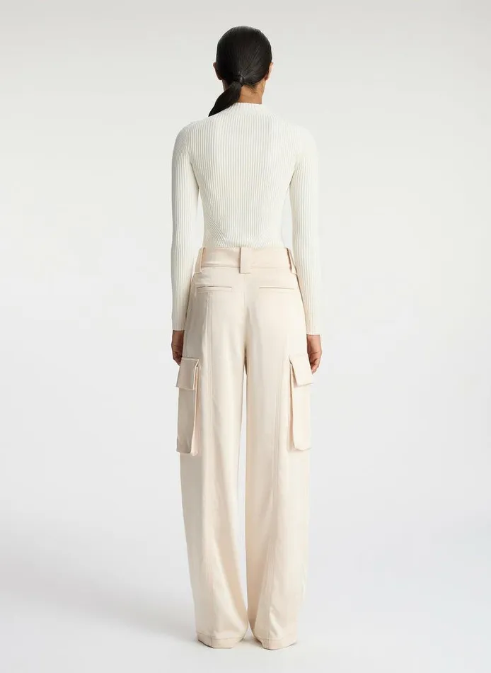 Sweaters Women ALC Noa Knit Top Almond Cream Sweaters Women ALC Noa Knit Top Almond Cream
