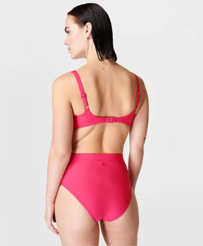 Sweaty Betty Laguna Xtra Life Underwired Bikini Top Glow Pink Clothing