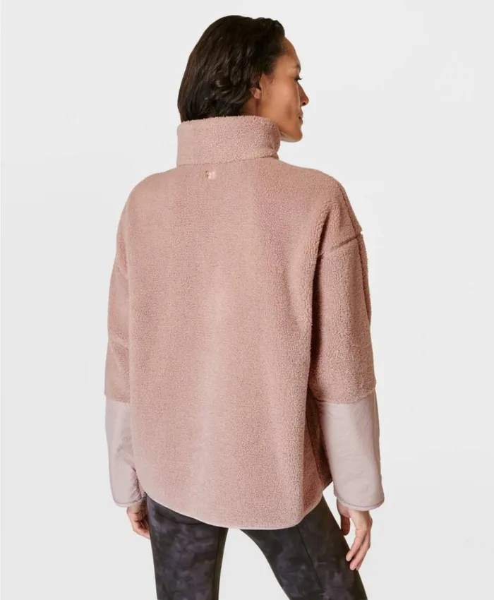 Sweaty Betty Plush Fleece Textured Half Zip Musk Pink Clothing Sweatshirts Hoodies Sweaty Betty Plush Fleece Textured Half Zip Musk Pink Clothing Sweatshirts Hoodies