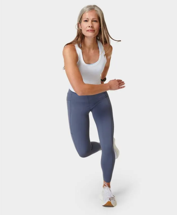 Sweaty Betty Power UltraSculpt HighWaisted 78 Workout Leggings Endless Blue Clothing HighWaisted