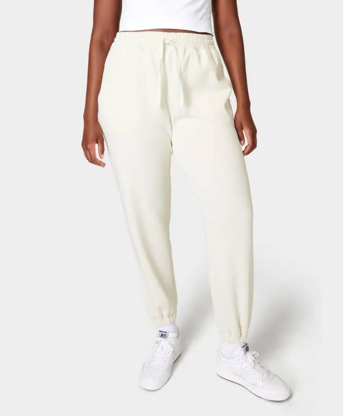 Sweaty Betty Sand Wash Cuffed Pants Studio White Clothing Pants