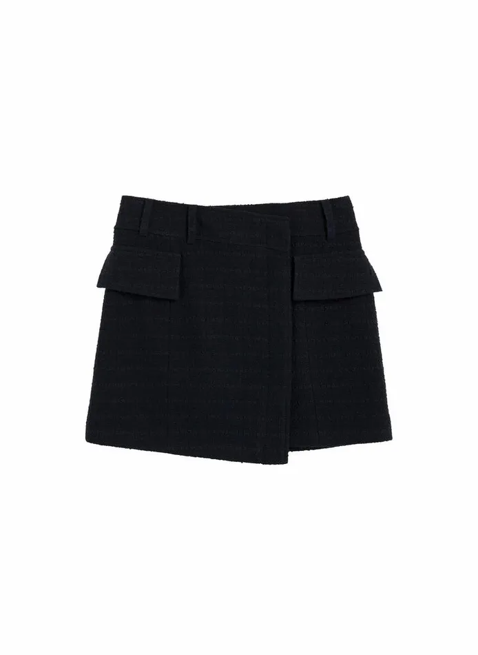 Swim Women ALC Cora Tweed Mini Skirt Maritime Navy Swim Women ALC Cora Tweed Mini Skirt Maritime Navy