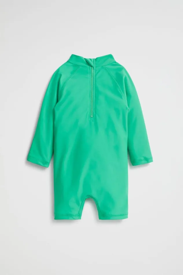 Swimwear Baby Seed Heritage Turtle Rashsuit Jade Green