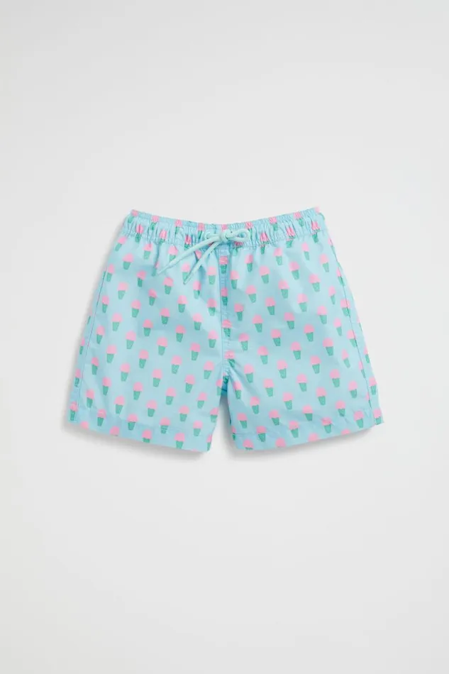 Swimwear Boy Seed Heritage Ice Cream Boardshort Ocean Blue