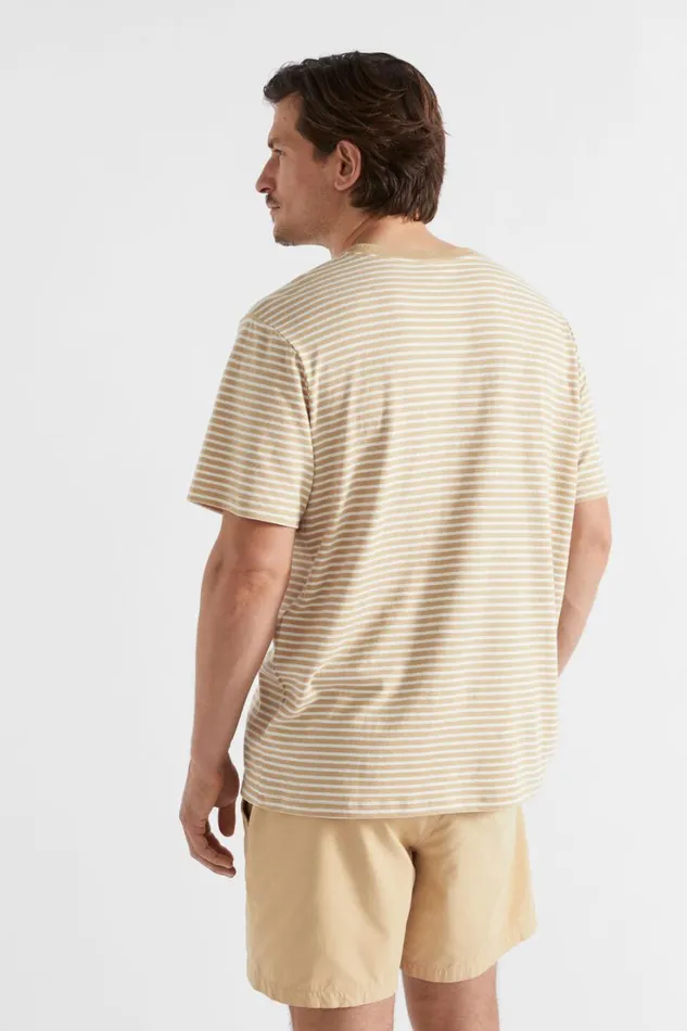 TShirts and Sweaters Man Seed Heritage Summer Pocket Tee Sand Stripe