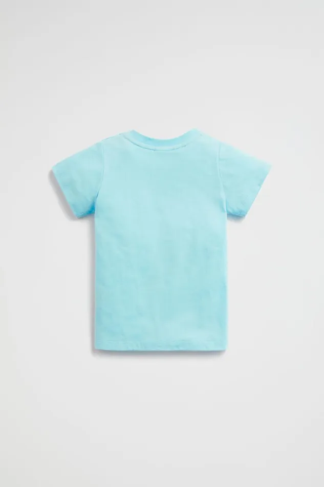 TShirts and Tops Baby Seed Heritage Core Logo Tee Ocean Blue Multi