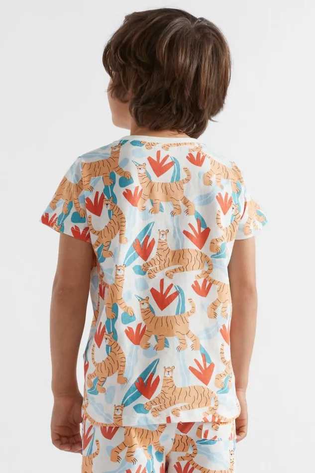 TShirts and Tops Boy Seed Heritage Tiger Yardage Tee Canvas