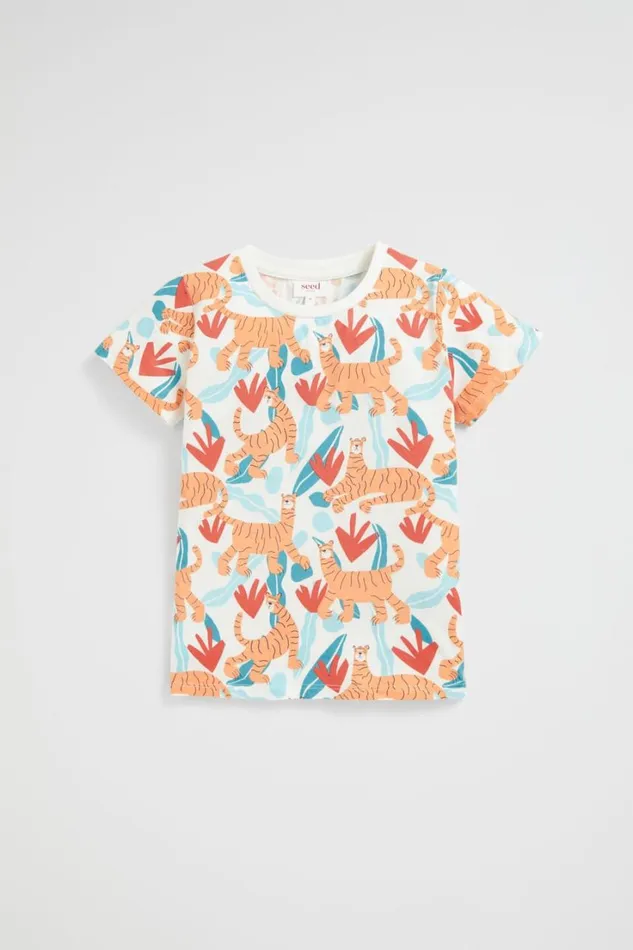 TShirts and Tops Boy Seed Heritage Tiger Yardage Tee Canvas