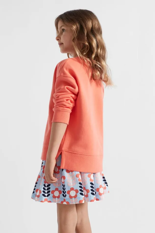 TShirts and Tops Girl Seed Heritage Core Logo Sweat Coral