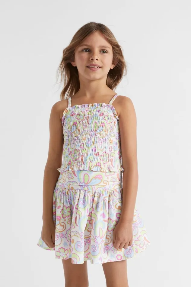 TShirts and Tops Girl Seed Heritage Paisley Top Key Lime