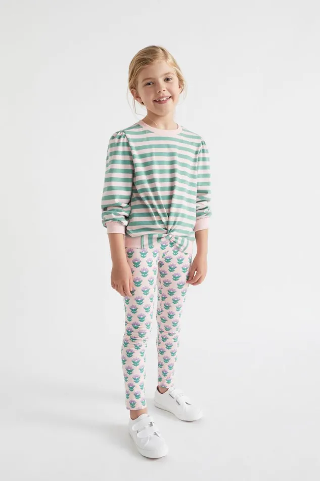 TShirts and Tops Girl Seed Heritage Twist Rugby Top Multi