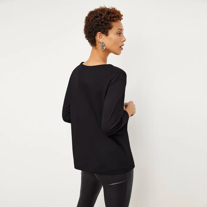 TShirts The Owen TShirt 8211 Organic Pima Cotton Black M M LaFleur Women