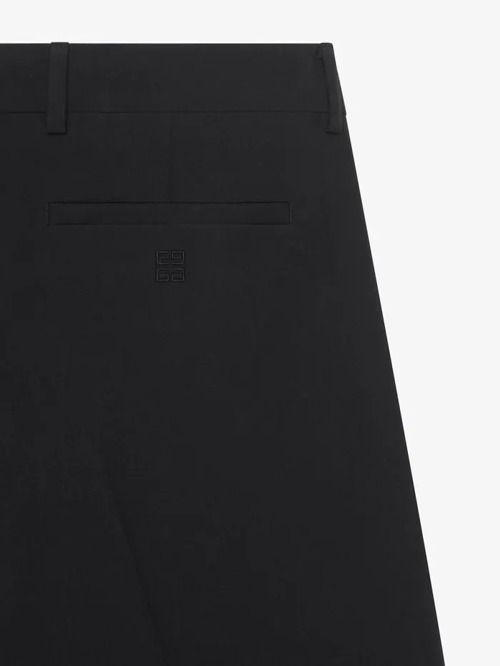 Tailored Pants In Wool With Pocket Details Black Men Givenchy Pants and Shorts