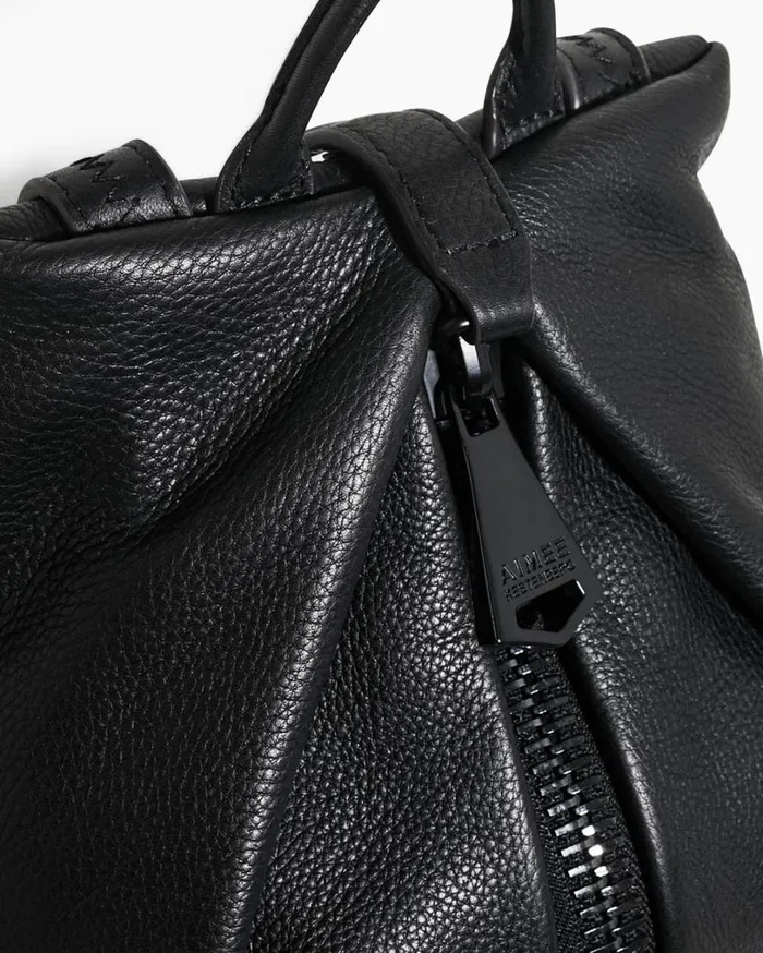 Tamitha Mini Backpack Black With Shiny Black Hardware Women Aimee Kestenberg Backpacks
