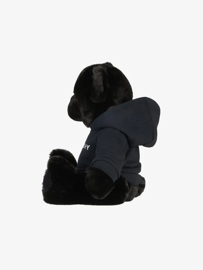 Teddy Bear In Faux Fur Black Kids Givenchy
