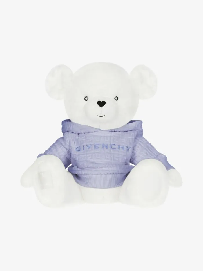 Teddy Bear In Faux Fur Light Blue Kids Givenchy