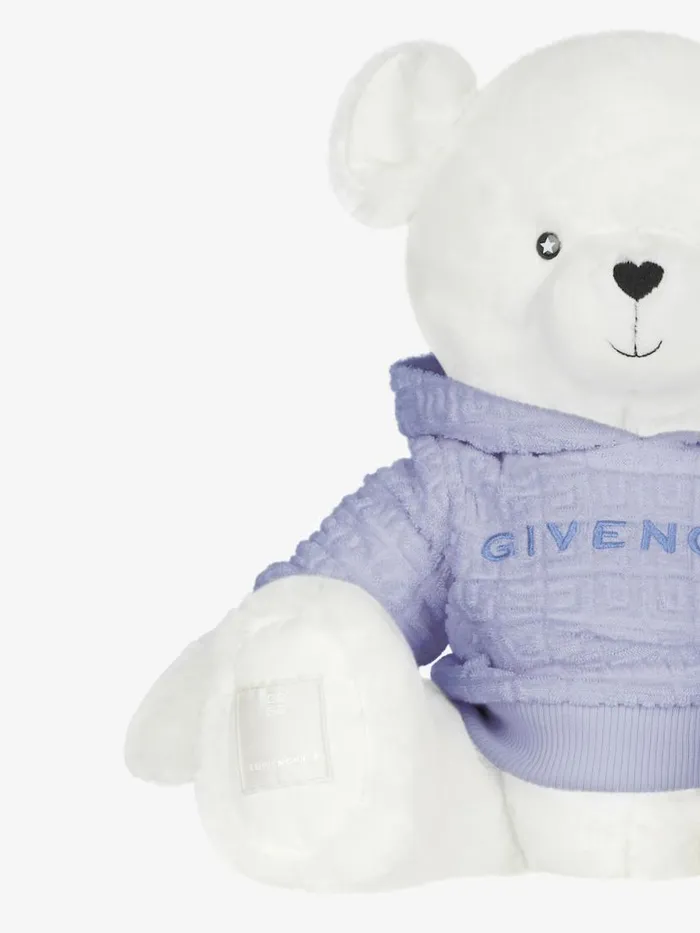 Teddy Bear In Faux Fur Light Blue Kids Givenchy