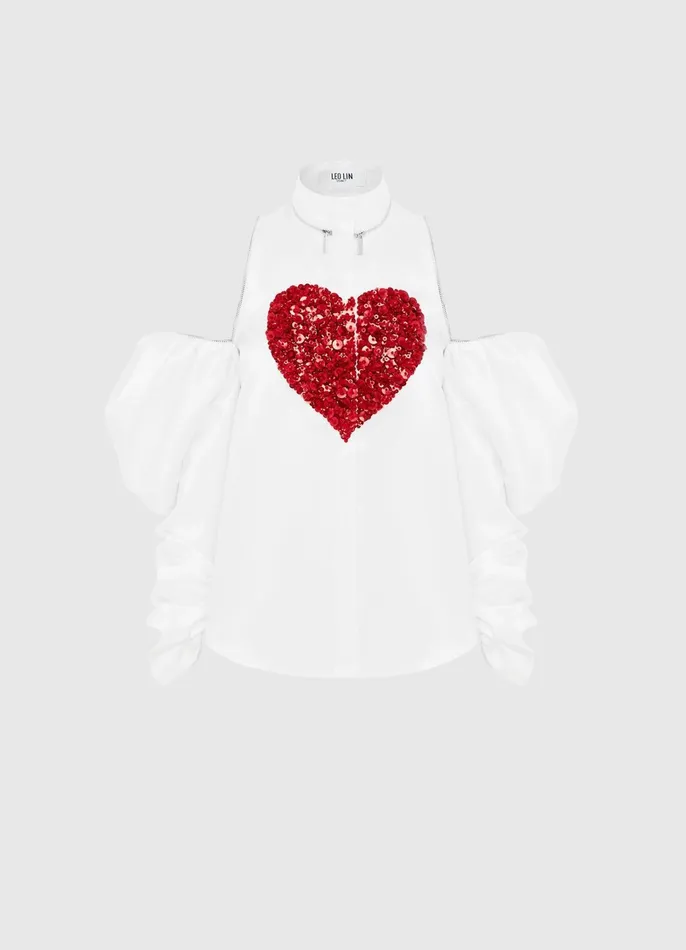 Tops and Shirts Women LEO LIN Christa Blouse 8211 Snow