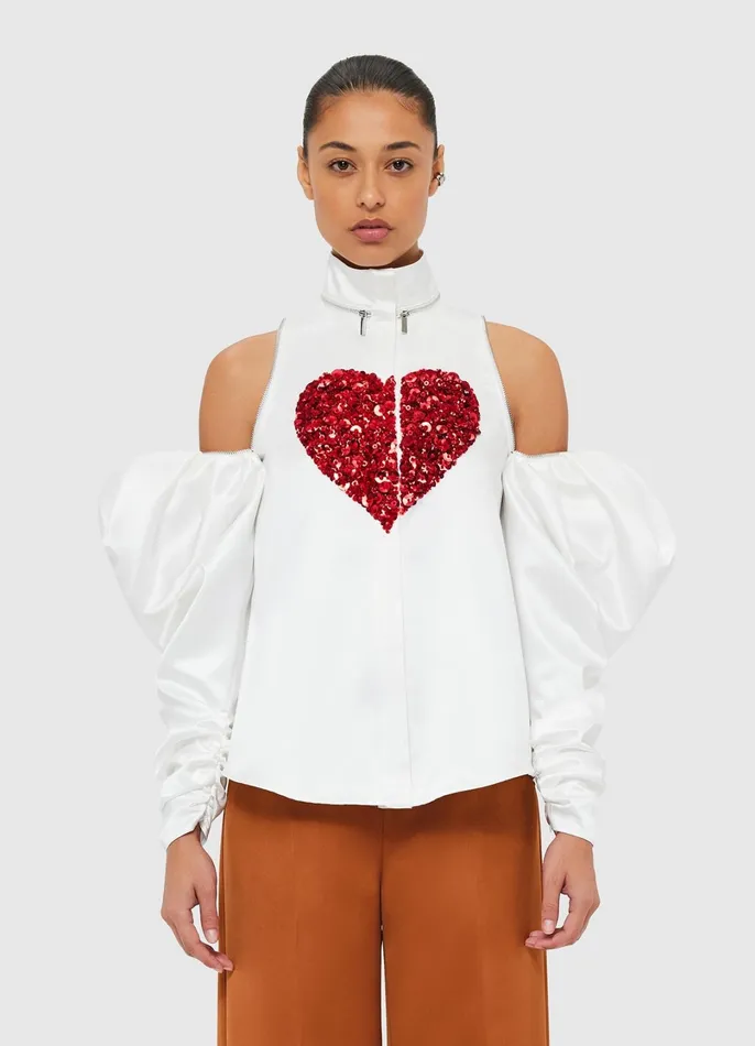 Tops and Shirts Women LEO LIN Christa Blouse 8211 Snow