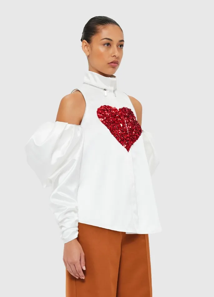 Tops and Shirts Women LEO LIN Christa Blouse 8211 Snow