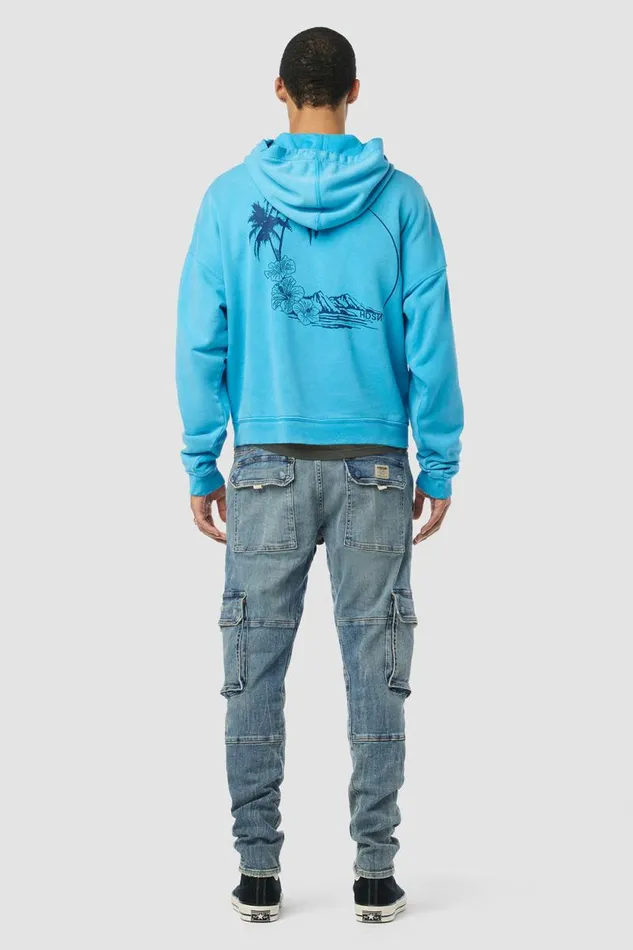 Tops and Sweaters Men Hudson Jeans Crop Hoodie Ocean Tops and Sweaters Men Hudson Jeans Crop Hoodie Ocean