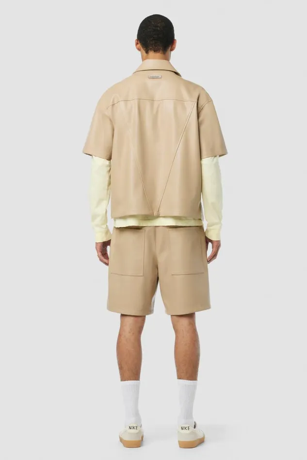 Tops and Sweaters Men Hudson Jeans Short Sleeve Zip Shirt Sandy Tops and Sweaters Men Hudson Jeans Short Sleeve Zip Shirt Sandy